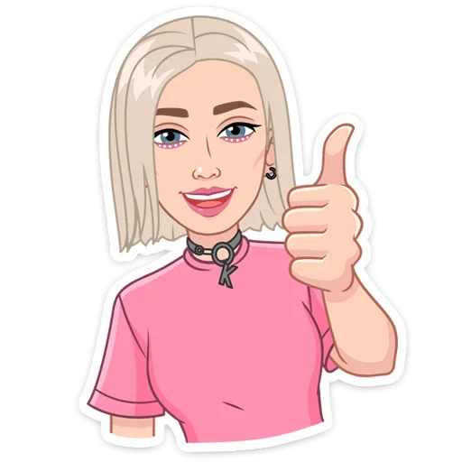 👍 Стикер «Звёздные vmoji - это промо набор для рекламы vmoji.» для Telegram