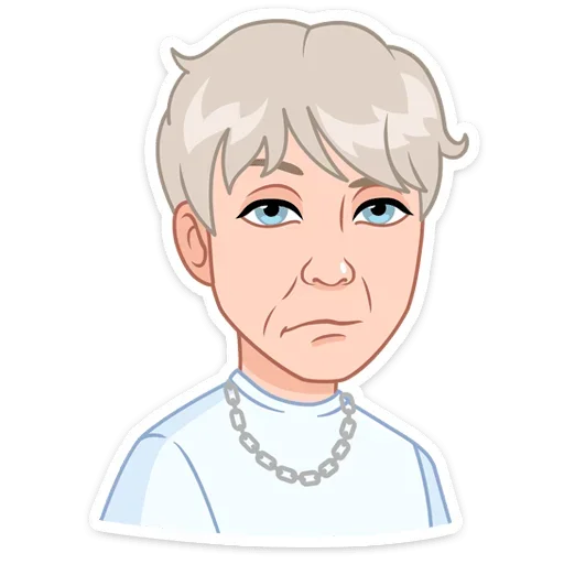 😕 Стикер «Звёздные vmoji - это промо набор для рекламы vmoji.» для Telegram