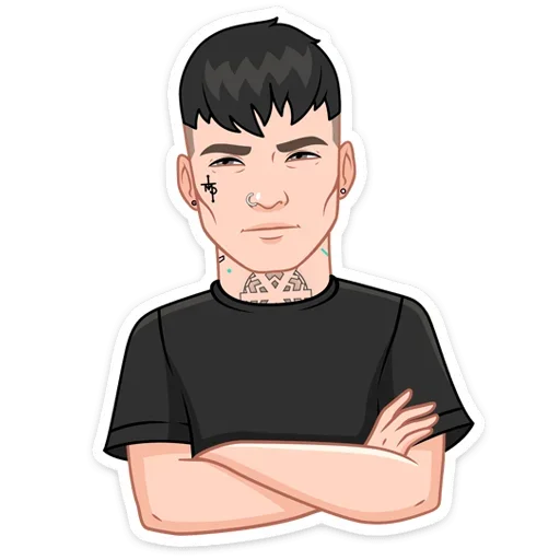 😐 Стикер «Звёздные vmoji - это промо набор для рекламы vmoji.» для Telegram