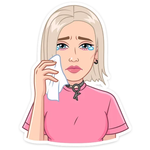 😭 Стикер «Звёздные vmoji - это промо набор для рекламы vmoji.» для Telegram