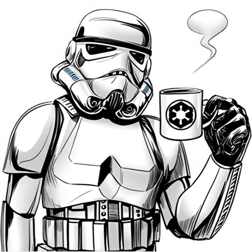 ☕️ Стикер «Звездные войны» для Telegram