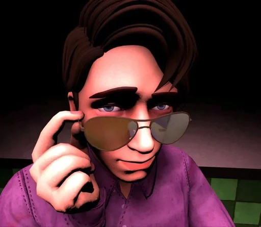 🤨 Стикер «Michael Afton» для Telegram