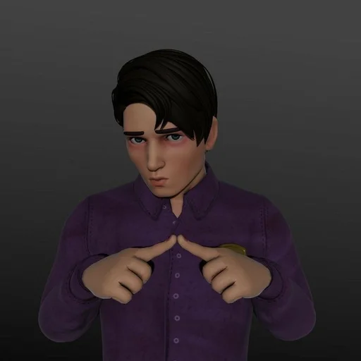 〰 Стикер «Michael Afton» для Telegram